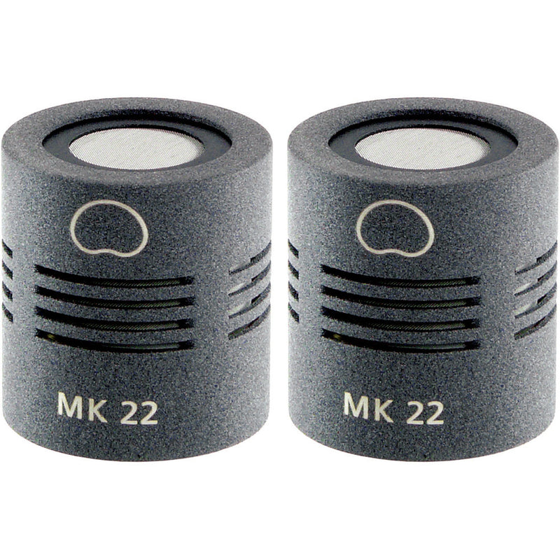Schoeps MK 22 Microphone Capsule (Matched Pair, Matte Gray)