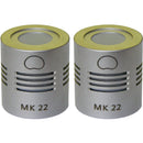 Schoeps MK 22 Microphone Capsule (Matched Pair, Nickel Finish)