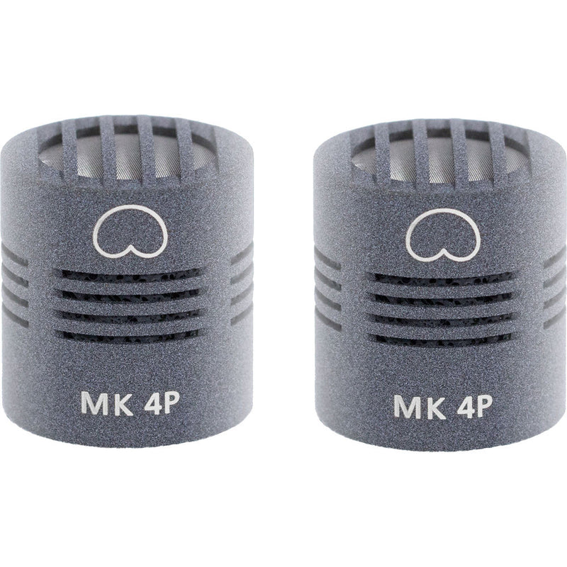 Schoeps MK4 Microphone Capsule (Matched Pair, Matte Gray)