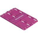 SD Card Holder Standard SD Memory Card 4 Slot Holder (Purple)