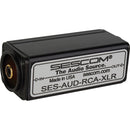 Sescom 1-Channel RCA to XLR Unbalanced to Balanced Audio Converter