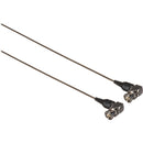 SHAPE Skinny 90&deg; BNC Cable (Black, 12")