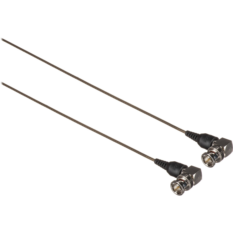 SHAPE Skinny 90&deg; BNC Cable (Black, 12")