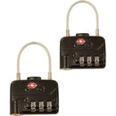 SKB TSA Combination Cable Padlocks (2-Pack)