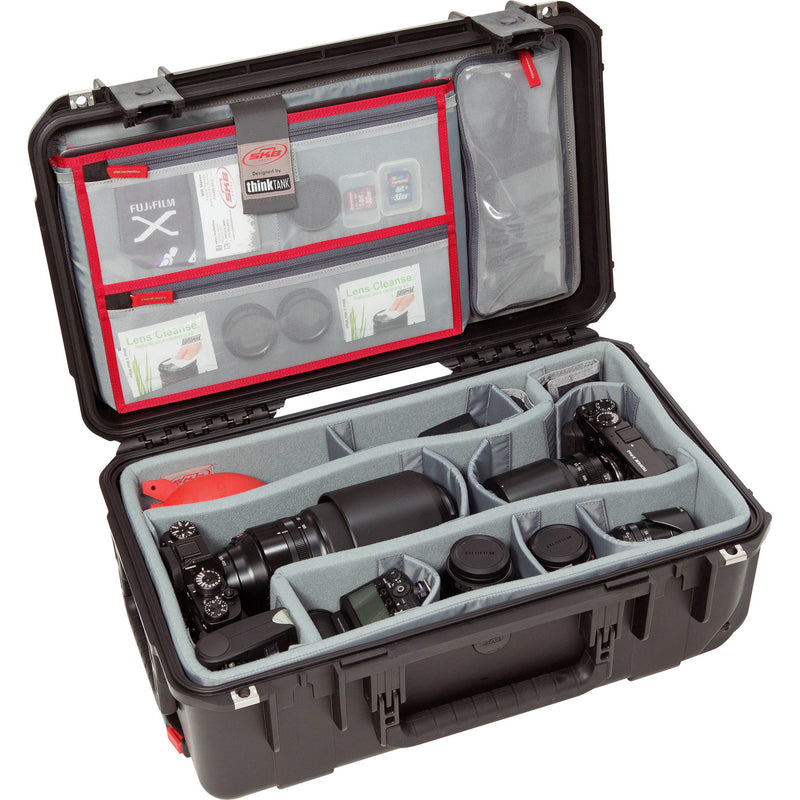SKB iSeries 2011-7 Case w/Think Tank Designed Photo Dividers &&nbsp;Lid Organizer (Black)
