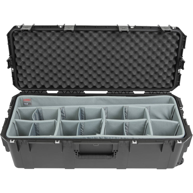 SKB iSeries 3613-12 Case with Think Tank-Designed Lighting/Stand Dividers &Lid Foam (Black)