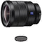Sony Vario-Tessar T* FE 16-35mm f/4 Lens with Circular Polarizer Filter Kit