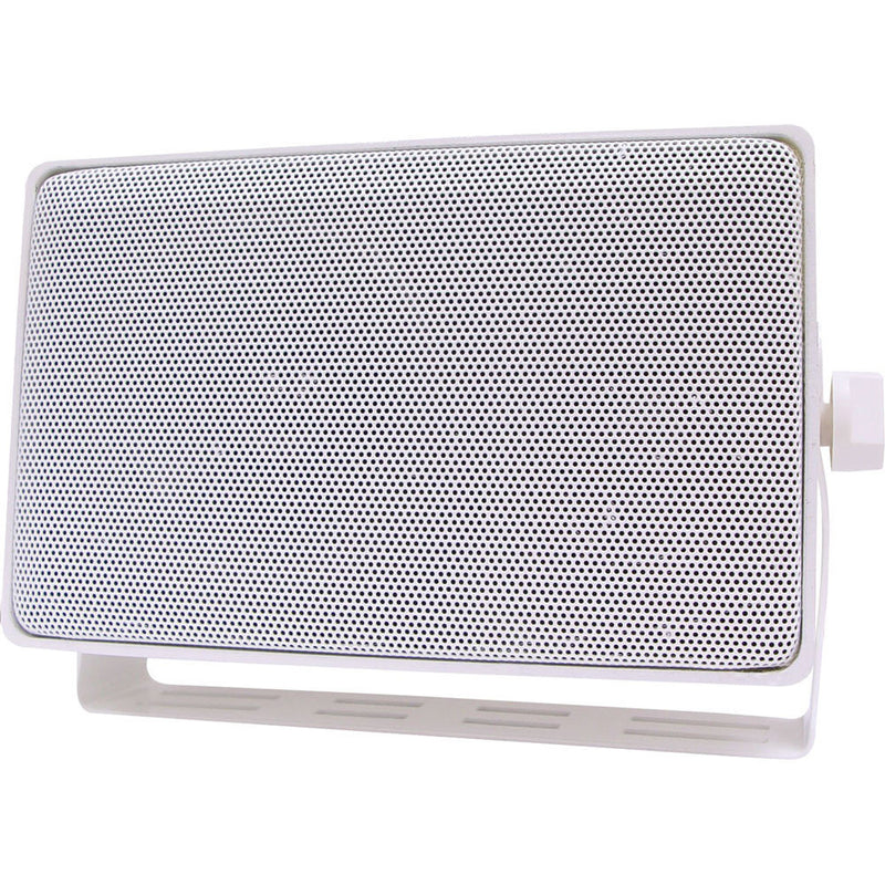 Speco Technologies DMS3TSW 3-Way All Weather Mini Speaker with Line Transformer (White)