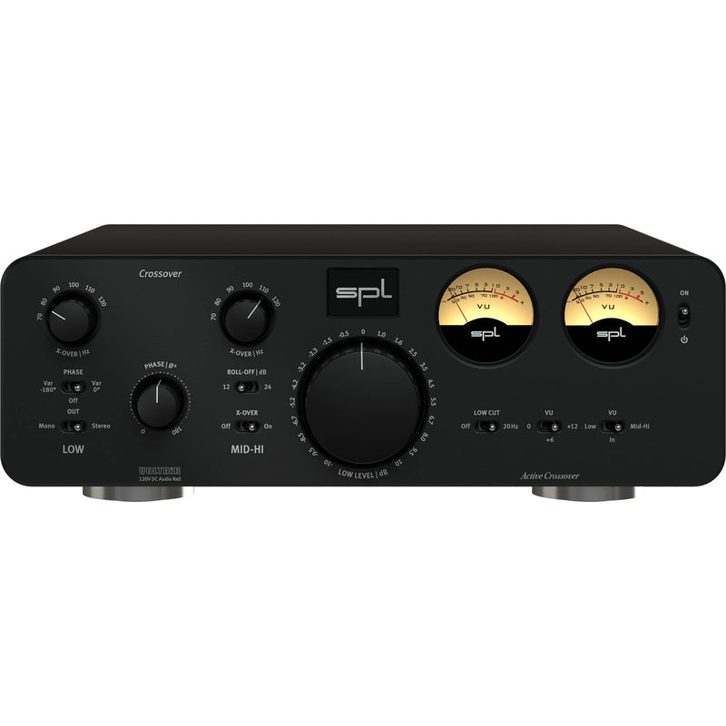 SPL Crossover - Active Analog 2-Way Crossover for Pro Audio and Hi-Fi Applications (Black)