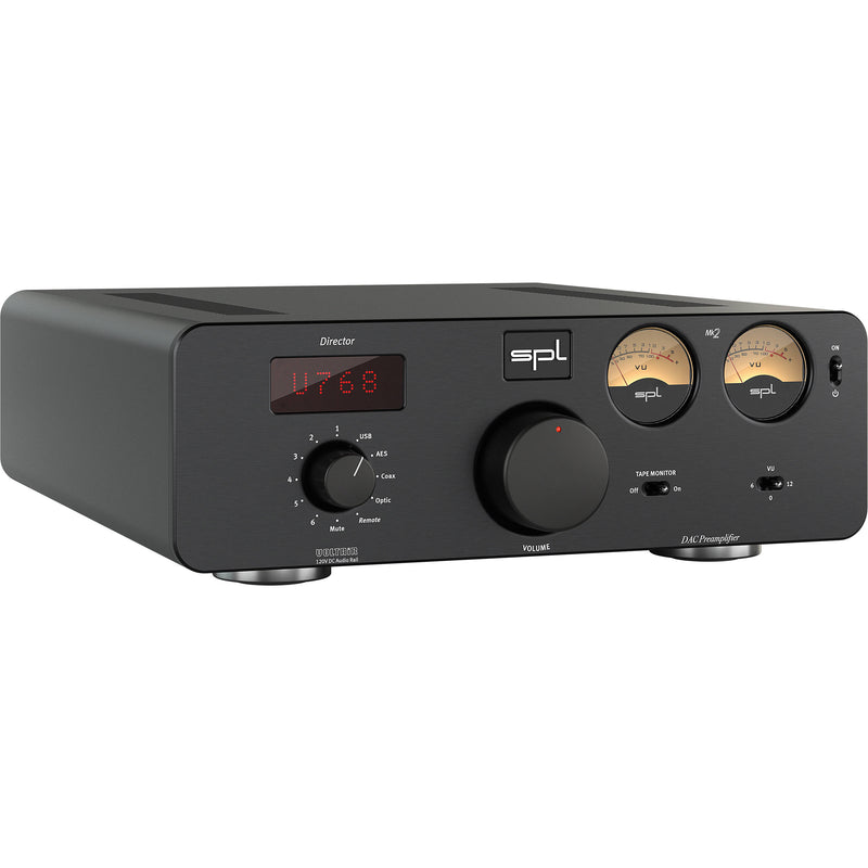 SPL Director Mk2 D to A/PreAmp + DAC768 - Black