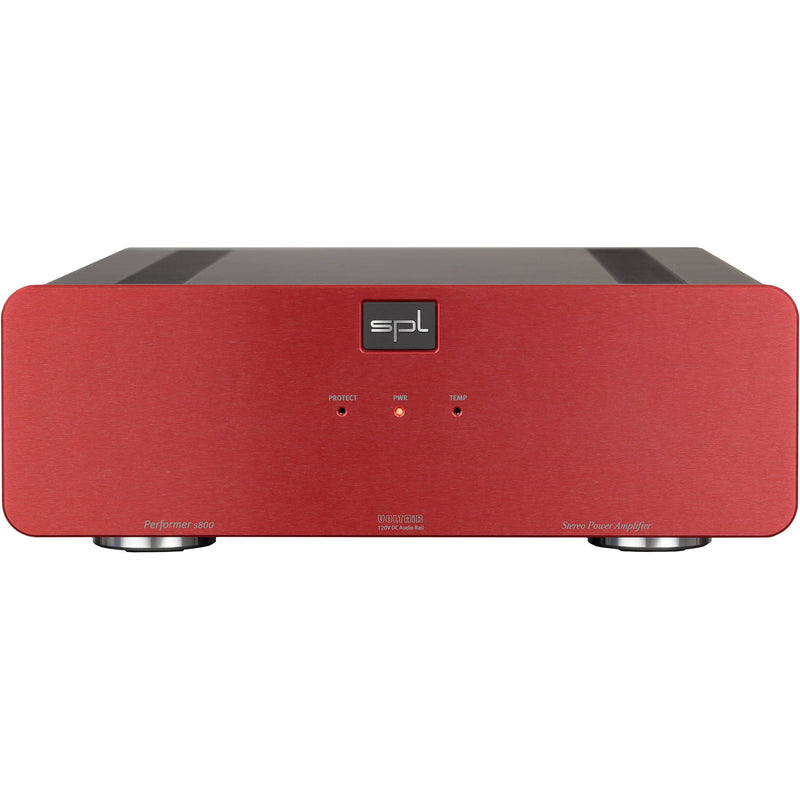 SPL Performer s800 Stereo Power Amplifier with VOLTAiR Technology (Red)