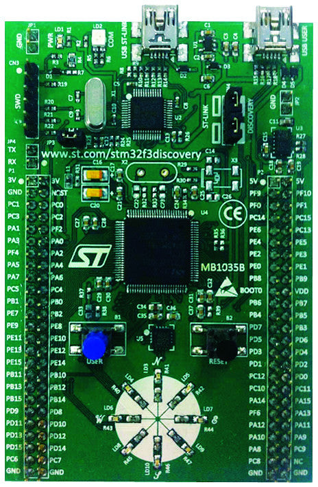 STMICROELECTRONICS STM32F3DISCOVERY 16/32-BITS MICROS