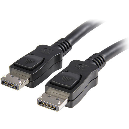 StarTech DisplayPort Male to DisplayPort Male Cable with Latches (20', Black)