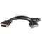 StarTech DMS 59 Male to Dual DVI Y Female Cable (8", Black)