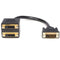 StarTech DVI-D Male to Dual DVI-D Female Video Splitter Cable (1', Black)