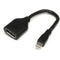 StarTech Mini DisplayPort to DisplayPort Video Cable Adapter (6", Black)