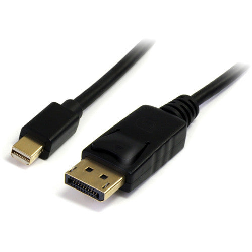 StarTech Mini DisplayPort Male to DisplayPort Male Adapter Cable (10', Black)