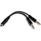 StarTech Stereo Mini (3.5mm) TRRS to 2 Stereo Mini (3.5mm) TRS