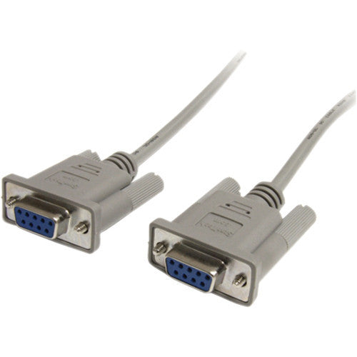 StarTech Straight Through DB-9 Serial Cable (Gray, 6')