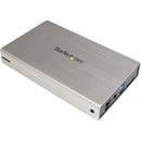 StarTech 3.5" USB 3.0 SATA III External Hard Drive Enclosure with UASP (Silver)