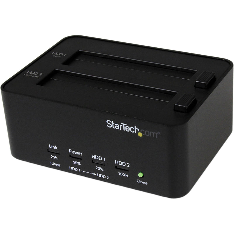 StarTech USB 3.0 to 2.5"/3.5" SATA HDD/SSD Duplicator Dock & Standalone Hard Drive/HDD Cloner