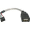 StarTech 6" USB A Female to USB Motherboard 4-Pin Header Adapter