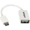 StarTech Micro-USB Male to USB Female OTG Host Adapter (5", White)