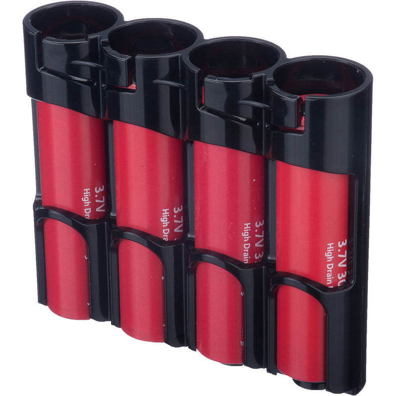 STORACELL 4 AA Pack Battery Caddy (Tuxedo Black)