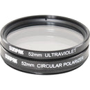 Sunpak 52mm UV and Circular Polarizer Filter Kit