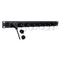 Tactical Fiber Systems 8-Port BullsEye Patch Panel with 8 BullsEye Duo Chassis Connectors