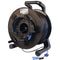 Tactical Fiber Systems DuraTAC Armored SM Tactical Fiber Cable & Reel with 4 LC Connectors (1250')