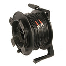 Tactical Fiber Systems DuraTAC Armored SM Tactical Fiber Cable & Reel with 4 ST Connectors (1250')