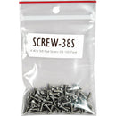 TecNec 38B Flat Head Screws with Nut & Washers Kit (Stainless Steel, 100-Pack)