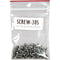 TecNec SCREW-38S 4-40 x 3/8" Flat Head Screws for Chassis Mount Connectors (100-Pack, Stainless Steel)
