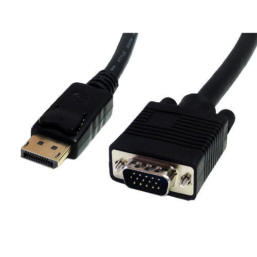 Tera Grand DisplayPort to VGA Cable (10', Black)