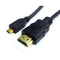 Tera Grand HDMI Male to Micro-HDMI Male Cable with Ethernet (2')