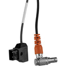 Teradek RT Latitude MDR Receiver D-Tap Power Cable (16", RA to Straight)