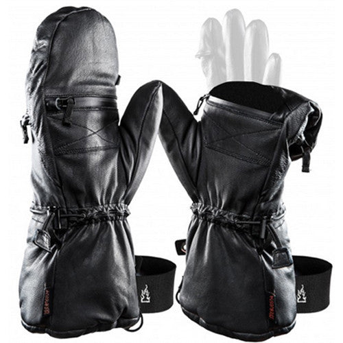 The Heat Company Shell-Full Leather Mitten (Size 12)