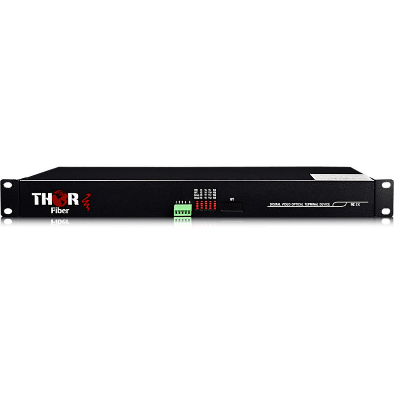 Thor 16-Channel Composite Video over Fiber Transmitter and Receiver Kit