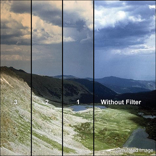 Tiffen 5.65 x 5.65" 3 Chocolate Hard-Edge Graduated Filter