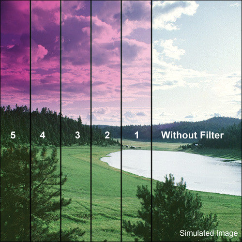 Tiffen 5.65 x 5.65" 1 Magenta Soft-Edge Graduated Filter