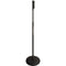 Ultimate Support Live Retro Series LIVE-MC-70B Mic Stand with One-Handed Height Adjustment and Round Weighted Base