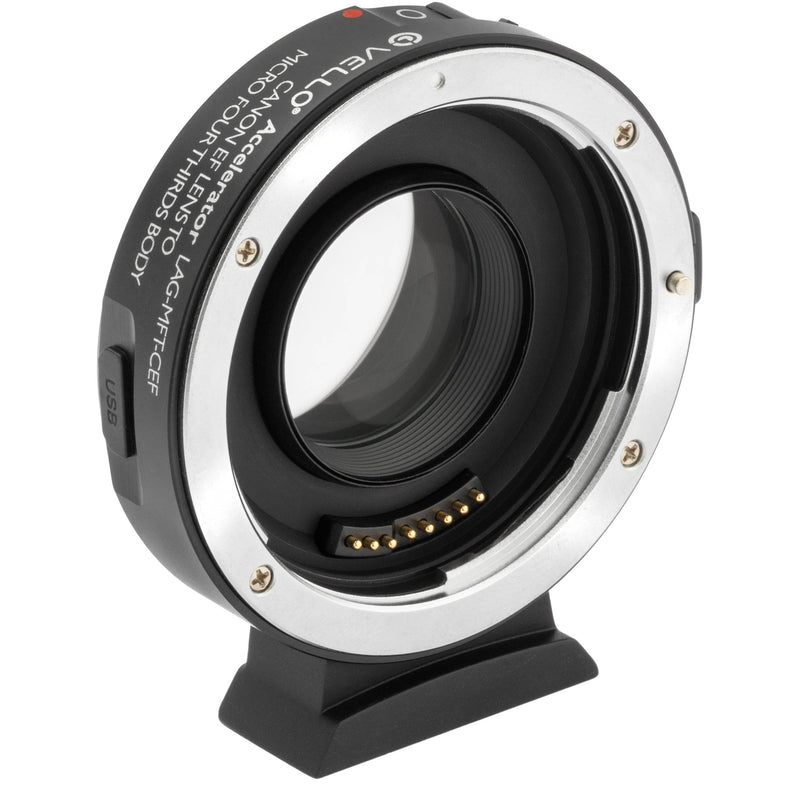 Vello Accelerator Lens Adapter for Canon EF-Mount Lenses to Micro Four Thirds Mount Cameras