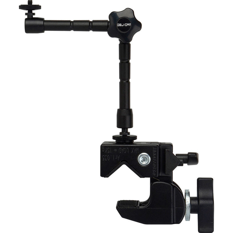 Delvcam Monitor Multi-Arm & Manfrotto Super Clamp