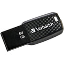 Verbatim 64GB Ergo USB Flash Drive (Black)