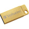 Verbatim 64GB Metal Executive USB 3.0 Flash Drive (Gold)