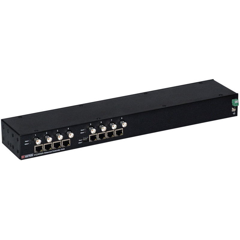 Vigitron VI2408A MaxiiCopper 8-Ch High-Speed Ethernet Extenders over Coax