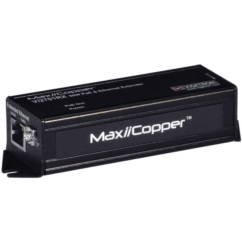Vigitron MaxiiCopper Vi2700RX Ethernet and 60W PoE++ Extender Local Unit