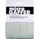 Visual Departures microGAFFER Compact Gaffer Tape, 4 Pack 1.0" x 24' (White)