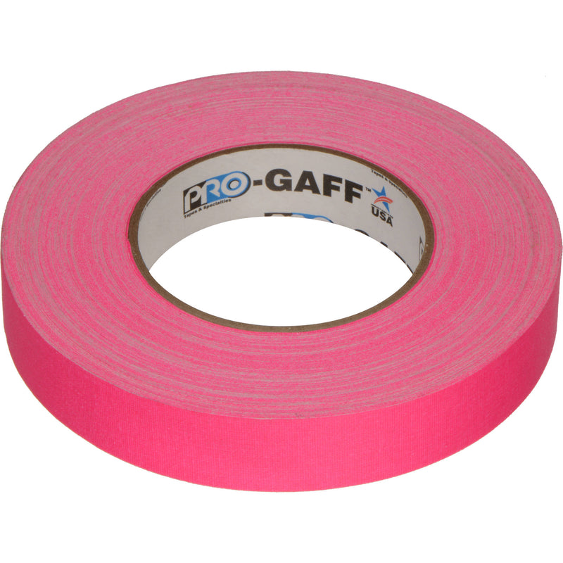 Visual Departures Gaffer Tape (Fluorescent Pink, 1" x 50 Yards)